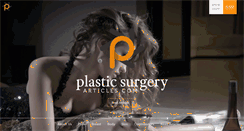 Desktop Screenshot of plasticsurgeryarticles.com